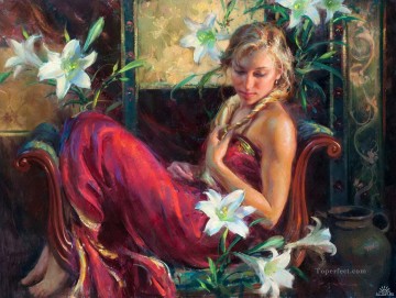 Women Painting - Pretty Lady DFG 20 Impressionist